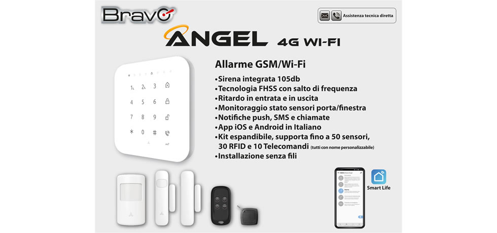 Scopri il nuovo allarme Angel
